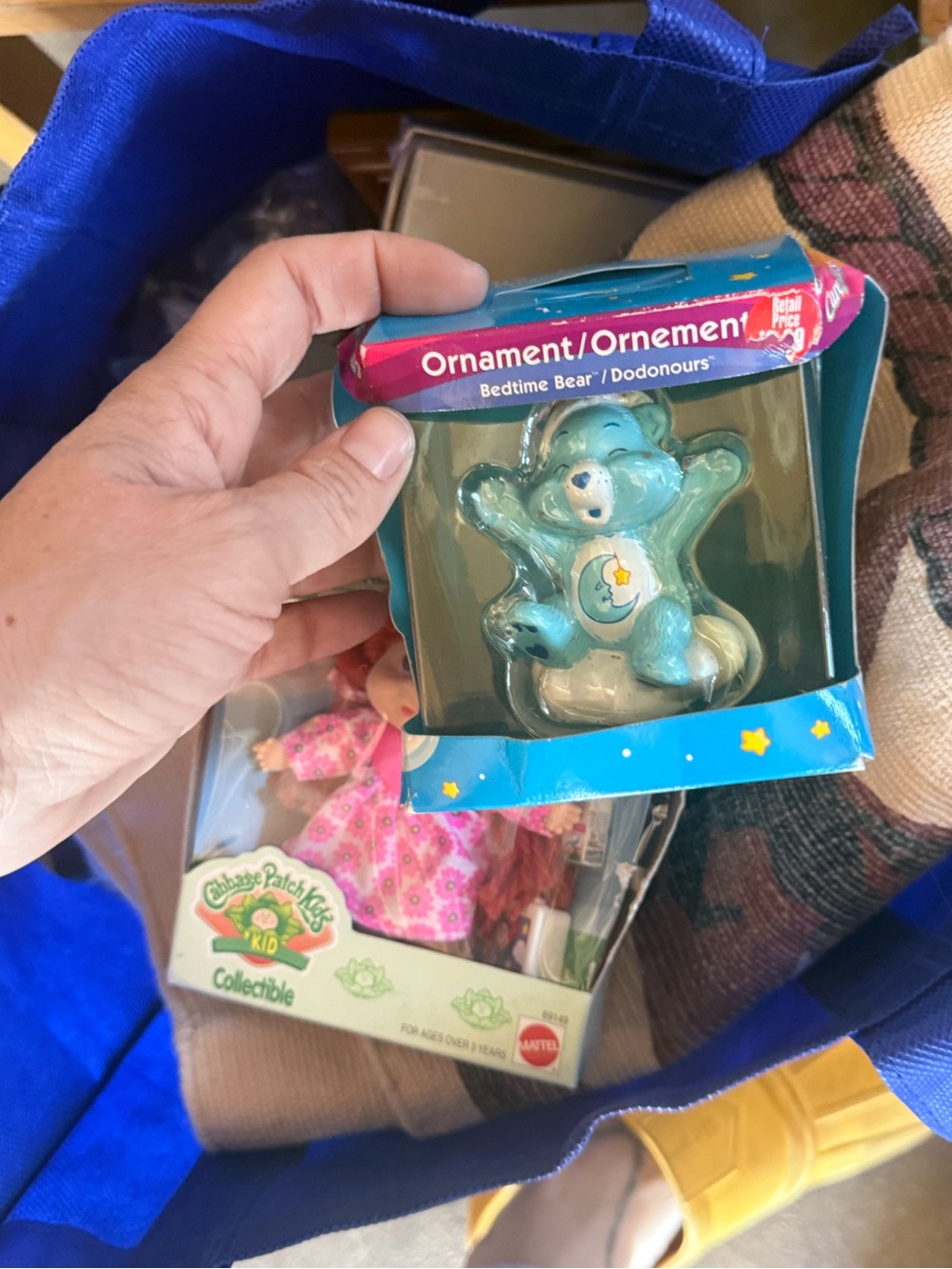 Care Bears Blue Bedtime Bear Ornament in Box